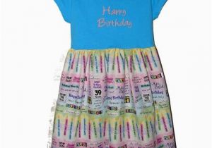 Birthday Girl Dress 4t Happy Birthday T Shirt Dress 2t 3t 4t 5t
