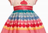 Birthday Girl Dress 4t New Bonnie Jean Girls Princess Polka Dot Cupcake Birthday