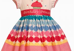 Birthday Girl Dress 4t New Bonnie Jean Girls Princess Polka Dot Cupcake Birthday