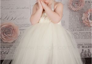 Birthday Girl Dress 5t Ivory Flower Girl Tutu Dress Champagne Colored Dress