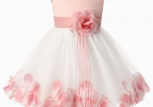 Birthday Girl Dresses for toddlers Newborn Baby Girl 1 Year Birthday Dress Petals Tulle