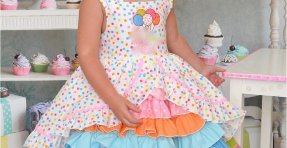 Birthday Girl Dresses for toddlers Size 3t Birthday Party Confection Dress Baby toddler Girls