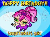 Birthday Girl Ecard Ecards Sagittarius Girl