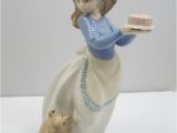 Birthday Girl Figurines Nao by Lladro Figurine 1045 Puppy 39 S Birthday Girl W