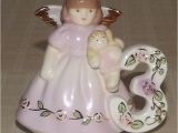 Birthday Girl Figurines Unmarked 3rd Birthday Girl Ceramic Figurine Cake topper