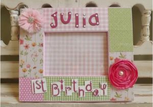 Birthday Girl Frames First Birthday Personalized 5×7 Picture Frame Gift for Girls