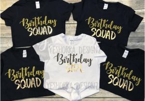 Birthday Girl Group Shirts Birthday Squad Shirts Birthday Party Shirts Birthday Group