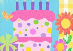 Birthday Girl In Spanish Pink Birthday Cake Spanish Language Birthday Card for Girl