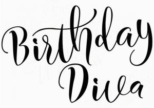 Birthday Girl Logo Birthday Diva Svg Birthday Girl Svg Happy Birthday Diva