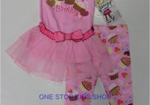 Birthday Girl Outfit 2t Happy Birthday toddler Girls 2t 3t 4t Tunic Set Outfit