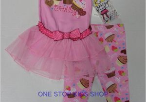 Birthday Girl Outfit 3t Happy Birthday toddler Girls 2t 3t 4t Tunic Set Outfit