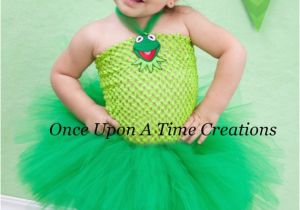 Birthday Girl Outfit 4t Girly Frog Tutu Dress Little Girls Size by onceuponatimetutus