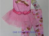 Birthday Girl Outfit 4t Happy Birthday toddler Girls 2t 3t 4t Tunic Set Outfit