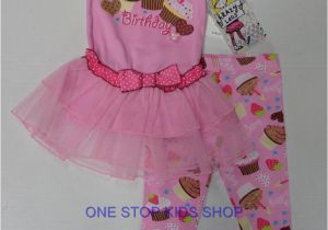 Birthday Girl Outfits 2t Happy Birthday toddler Girls 2t 3t 4t Tunic Set Outfit
