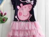 Birthday Girl Outfits for toddlers Kids toddler Girls Cartoon Cute Peppa Pig Birthday Dress