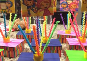 Birthday Girl Pin Dollar Tree Team Umizoomi Party Table Centerpieces Mostly Dollar Tree