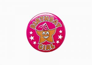 Birthday Girl Pins Pink Birthday Girl Pin Badge 25mm 1 Quot