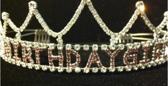 Birthday Girl Rhinestone Tiara Rhinestone Birthday Girl Princess Tiara by