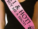 Birthday Girl Sash 21 Baby Pink 21 Hot Buy Me A Shot Birthday Sash New Party