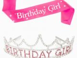 Birthday Girl Sash and Crown Birthday Girl Tiara and Sash Bundle Accessories Set