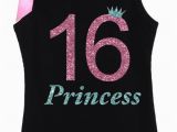 Birthday Girl Shirt 16 16th Birthday Sweet 16 Princess Shirt Girls 16th Birthday