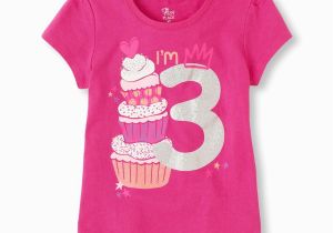 Birthday Girl Shirt 3t New 3rd Birthday 3 Years Baby Girls Cupcake Princess