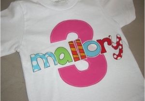 Birthday Girl Shirt 3t toddler Girls 3rd Third Birthday Personalized 3 Shirt 3t 4t