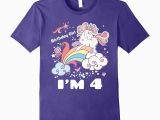 Birthday Girl Shirt 4t Birthday Girl 4 Unicorn Rainbow T Shirt 4t Gift Art