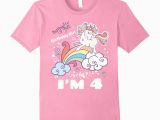 Birthday Girl Shirt 4t Birthday Girl 4 Unicorn Rainbow T Shirt 4t Gift Art