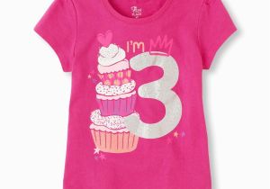 Birthday Girl Shirt 4t New 3rd Birthday 3 Years Baby Girls Cupcake Princess