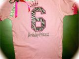 Birthday Girl Shirt 5t 6th Birthday Shirt Zebra Pink Black Birthday Shirt Girl