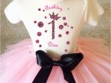 Birthday Girl Shirt and Tutu Pink Cheetah Print Diva Baby Girl 1st First Birthday Tutu