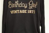 Birthday Girl Shirt for Adults Birthday Girl Vintage1977 Shirt top Birthday Shirt by arenlace