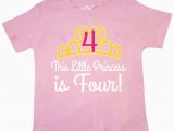 Birthday Girl Shirt Walmart 4th Birthday Princess Girls Crown toddler T Shirt