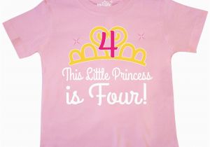 Birthday Girl Shirt Walmart 4th Birthday Princess Girls Crown toddler T Shirt