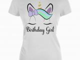 Birthday Girl Shirt Walmart Birthday Girl Unicorn Juniors soft T Shirt Walmart Com