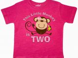 Birthday Girl Shirt Walmart Little Monkey Girl 2nd Birthday toddler T Shirt Walmart Com