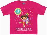 Birthday Girl Shirt Walmart Personalized Dora the Explorer Girls 39 Birthday T Shirt