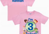 Birthday Girl Shirt Walmart Personalized Super why Birthday toddler Girl Pink T Shirt