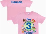 Birthday Girl Shirt Walmart Personalized Super why Birthday toddler Girl Pink T Shirt