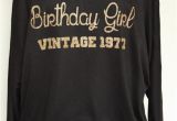 Birthday Girl Shirts Adults Birthday Girl Vintage1977 Shirt top Birthday Shirt by arenlace