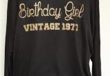Birthday Girl Shirts for Adults Birthday Girl Vintage1977 Shirt top Birthday Shirt by arenlace
