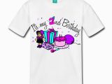 Birthday Girl Shirts Kids Its My 2nd Birthday Girl T Shirt Spreadshirt