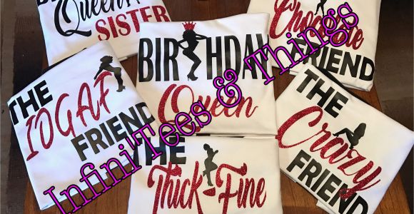 Birthday Girl Shirts with Friends Birthday Girl Shirts Birthday Squad Shirt Friend Squad