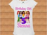 Birthday Girl Shirts with Friends Lego Girls Birthday Shirt Lego Friends Birthday Shirt