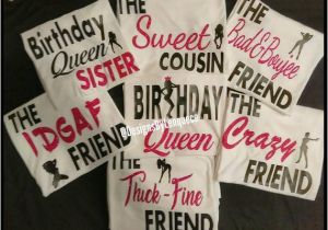 Birthday Girl Shirts with Friends Women 39 S Birthday Shirts Birthday Squad Shirts Birthday