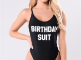 Birthday Girl Swimsuit Birthday Suit Swimsuit Black