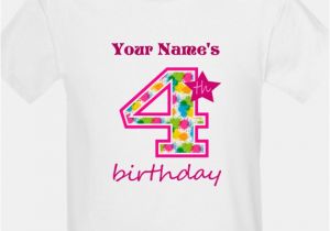 Birthday Girl T Shirt for Kids Kids 4th Birthday Girl T Shirts 4th Birthday Girl Shirts