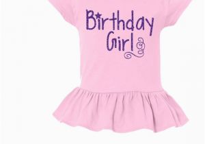 Birthday Girl T Shirts for toddlers Birthday Girl toddler Ruffle T Shirt Glitter toddler