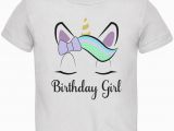 Birthday Girl T Shirts for toddlers Birthday Girl Unicorn toddler T Shirt Ebay